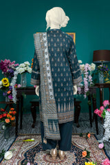 NUSL3236 Printed Lawn Suit - Unstitched 3Pc