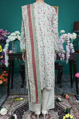 NUSL3232 Printed Lawn Suit - Unstitched 3Pc