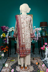 NUSL3227 Printed Lawn Suit - Unstitched 3Pc
