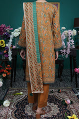NUSL3229 Printed Lawn Suit - Unstitched 3Pc