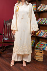 Stitched 2Pc - Embroidered Khaddar - NUWKDS2007