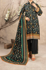 NUW3048 Digital Printed Khaddar Suit - 3 Piece