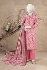 NPWK3018 - Printed Khaddar (Stitched 3Pc)