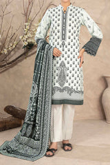 NUW3070 Digital Printed Khaddar Suit - 3 Piece