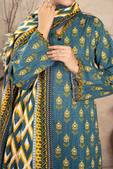 NUW3053 Digital Printed Khaddar Suit - 3 Piece