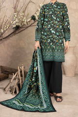 NUW3066 Digital Printed Khaddar Suit - 3 Piece