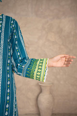 NUW3050 Digital Printed Khaddar Suit - 3 Piece