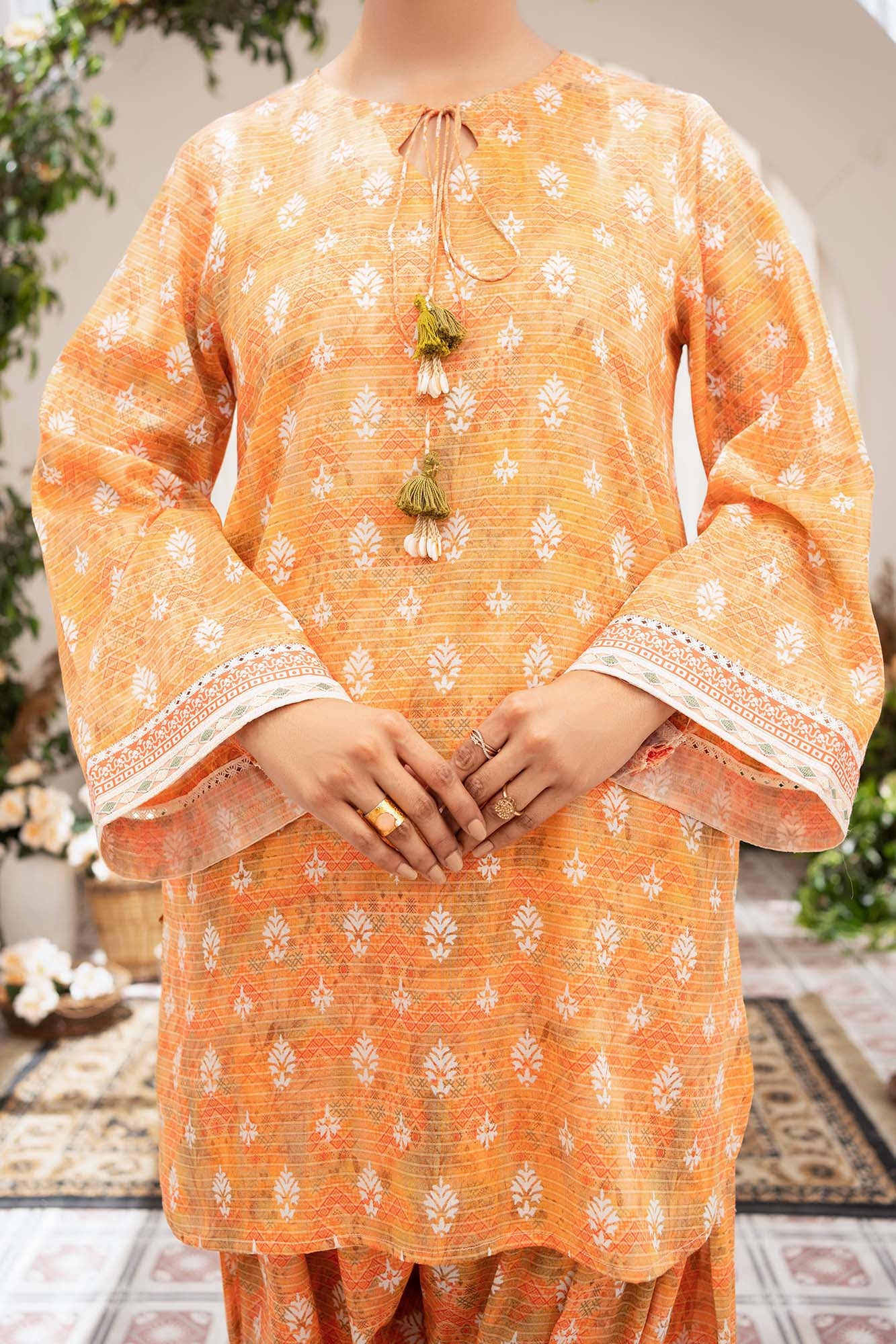 NPSE2088 Embroidered Lawn - Stitched 2 Pc