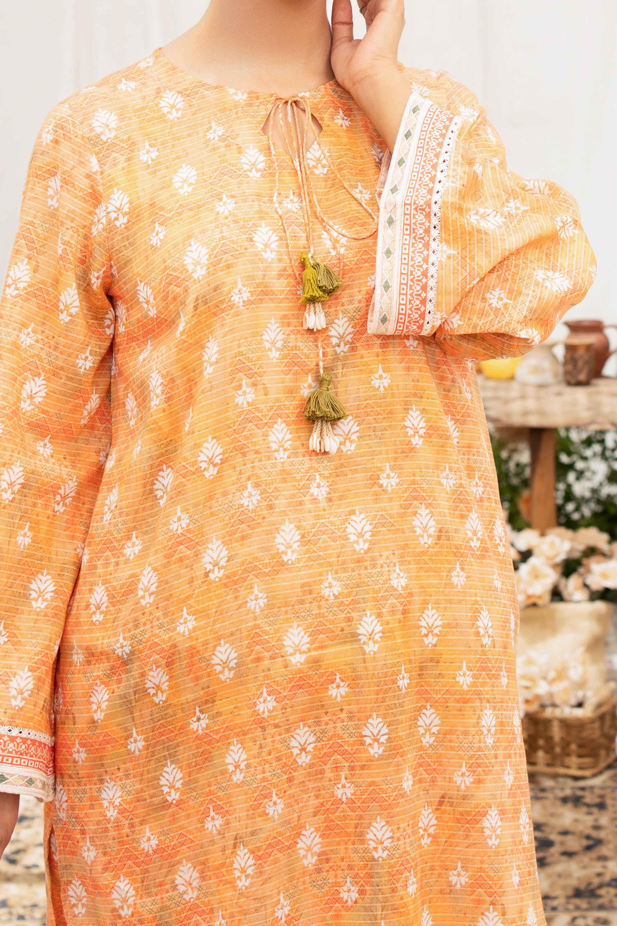 NPSE2088 Embroidered Lawn - Stitched 2 Pc