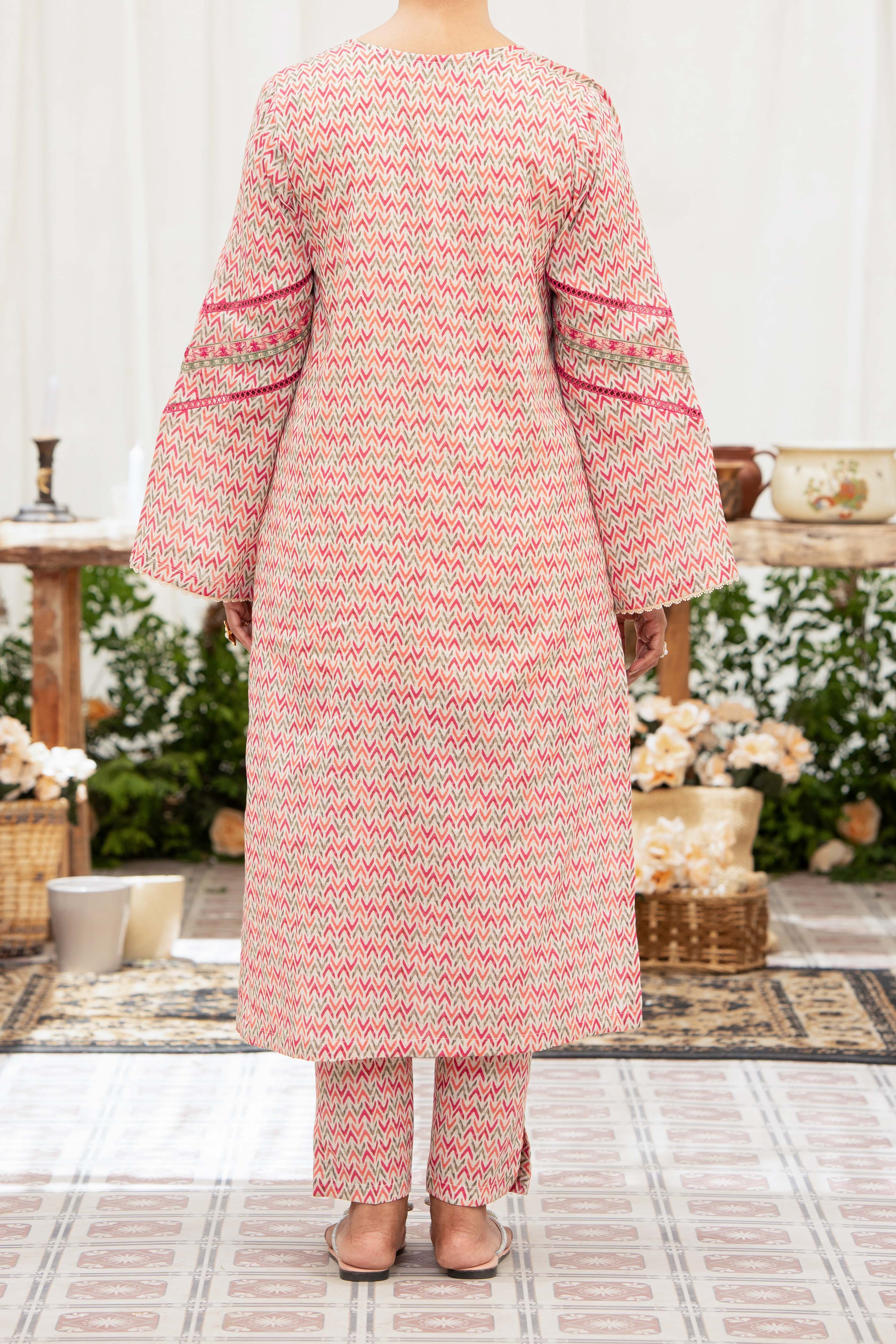 NPSE2090 Embroidered Lawn - Stitched 2 Pc