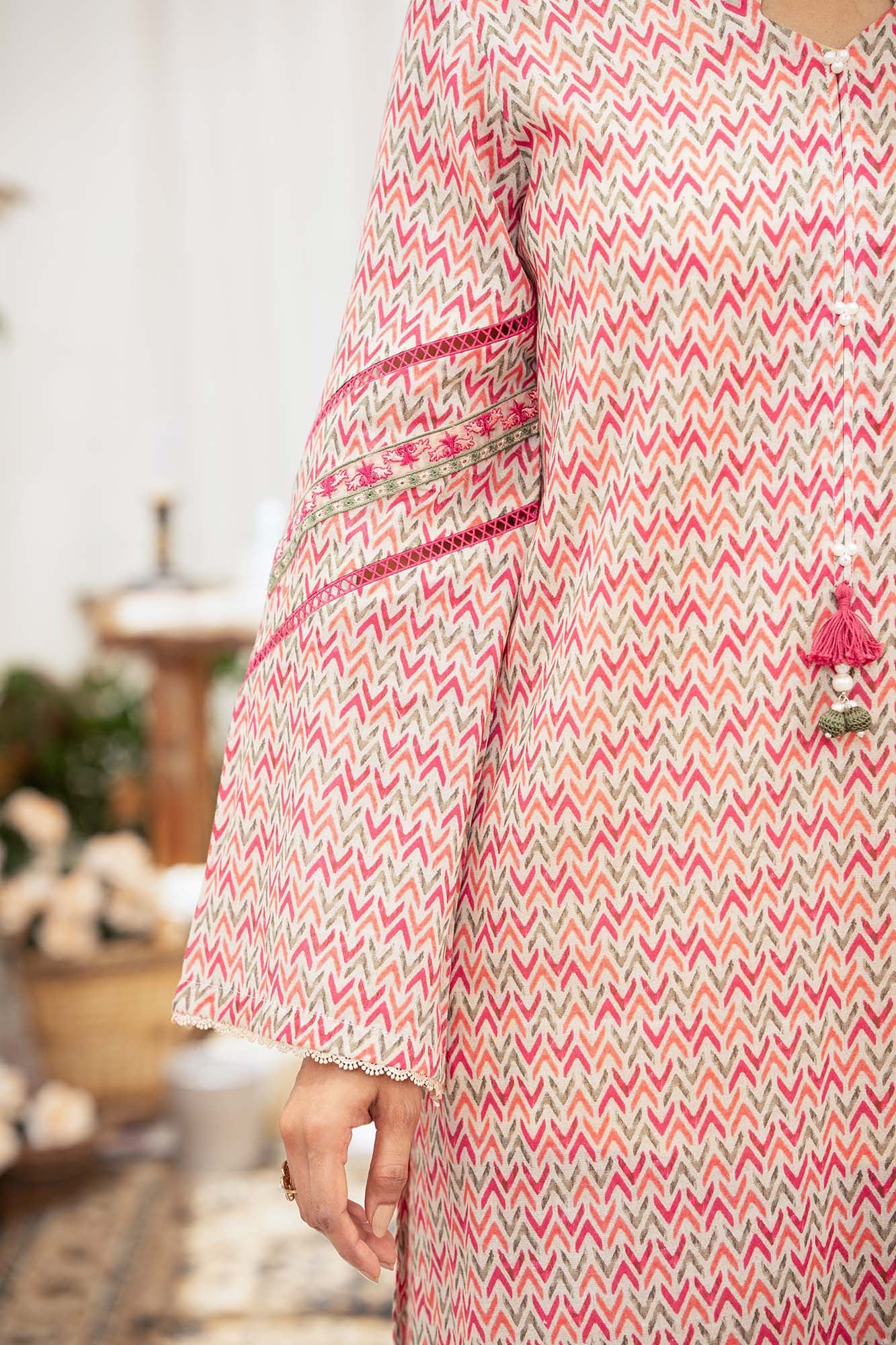 NPSE2090 Embroidered Lawn - Stitched 2 Pc