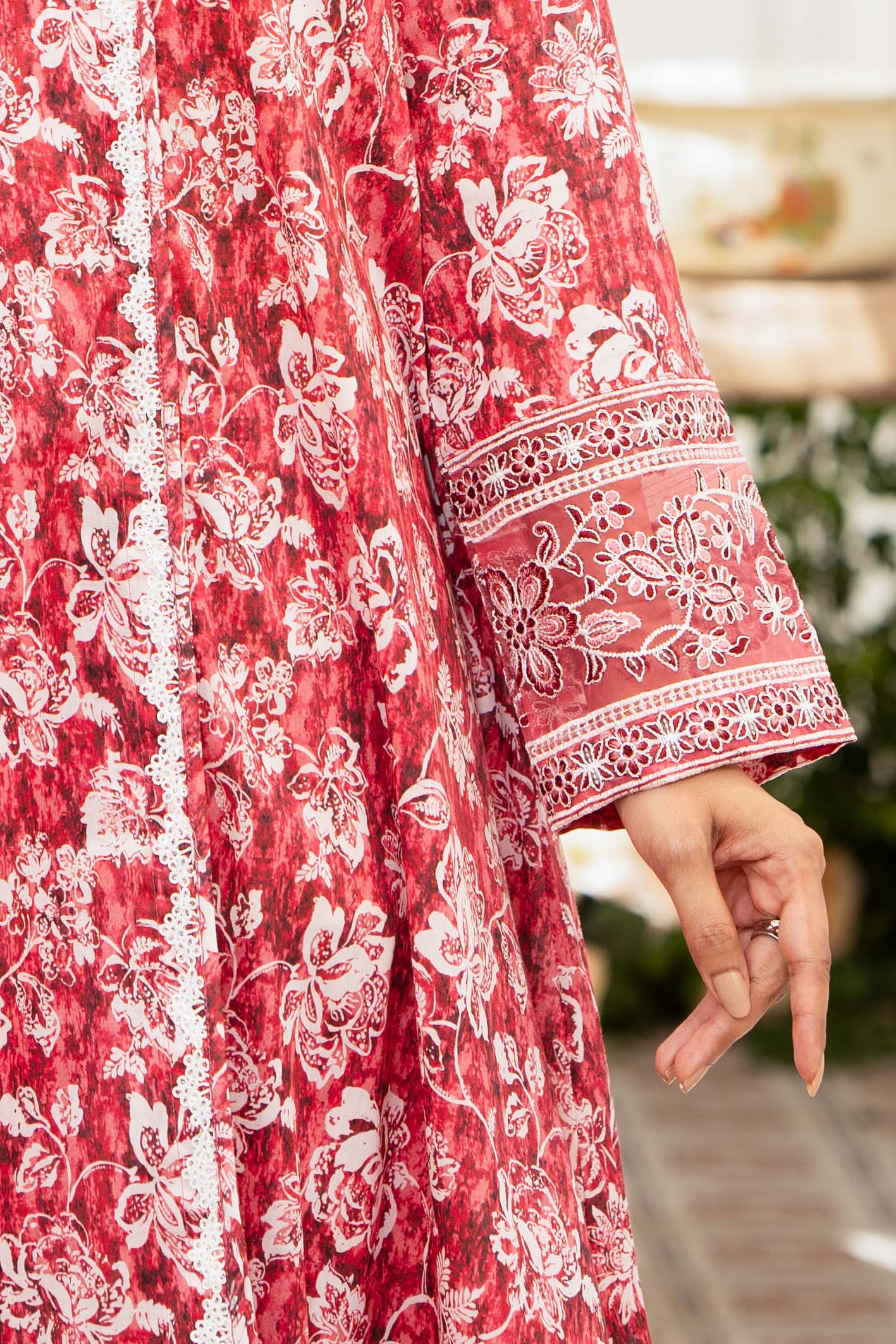 NPSE2094 Embroidered Lawn - Stitched 2 Pc