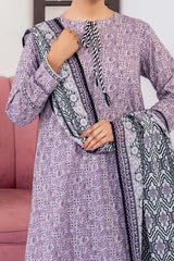 NUSL3318 Printed Lawn Suit - Unstitched 3Pc