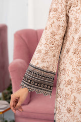 NUSL3343 Printed Lawn Suit - Unstitched 3Pc