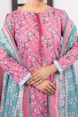 NUSL3339 Printed Lawn Suit - Unstitched 3Pc