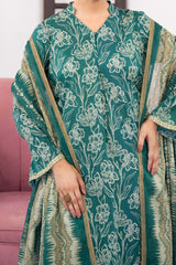 NUSL3321 Printed Lawn Suit - Unstitched 3Pc