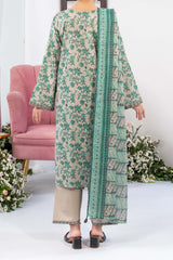 NUSL3334 Printed Lawn Suit - Unstitched 3Pc