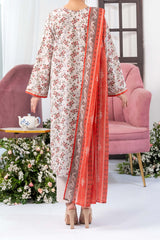 NUSL3324 Printed Lawn Suit - Unstitched 3Pc