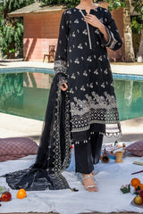 NUSF3269 Schiffli Embroidered Lawn Suit - Unstitched 3Pc