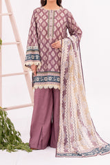 NPSLW3064 Printed Lawn Suit - Stitched 3Pc