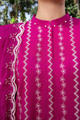 NUSF3275 Schiffli Embroidered Lawn Suit - Unstitched 3Pc
