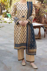 NPSL3114 Digital Printed Lawn Suit - Stitched 3 PC
