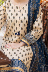 NUSL3262 Printed Lawn Suit - Unstitched 3Pc