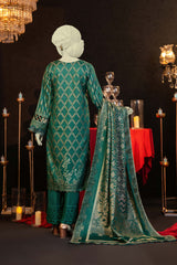 NUSJ3293 Jacquard Lawn Suit - Unstitched 3Pc