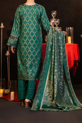 NUSJ3293 Jacquard Lawn Suit - Unstitched 3Pc