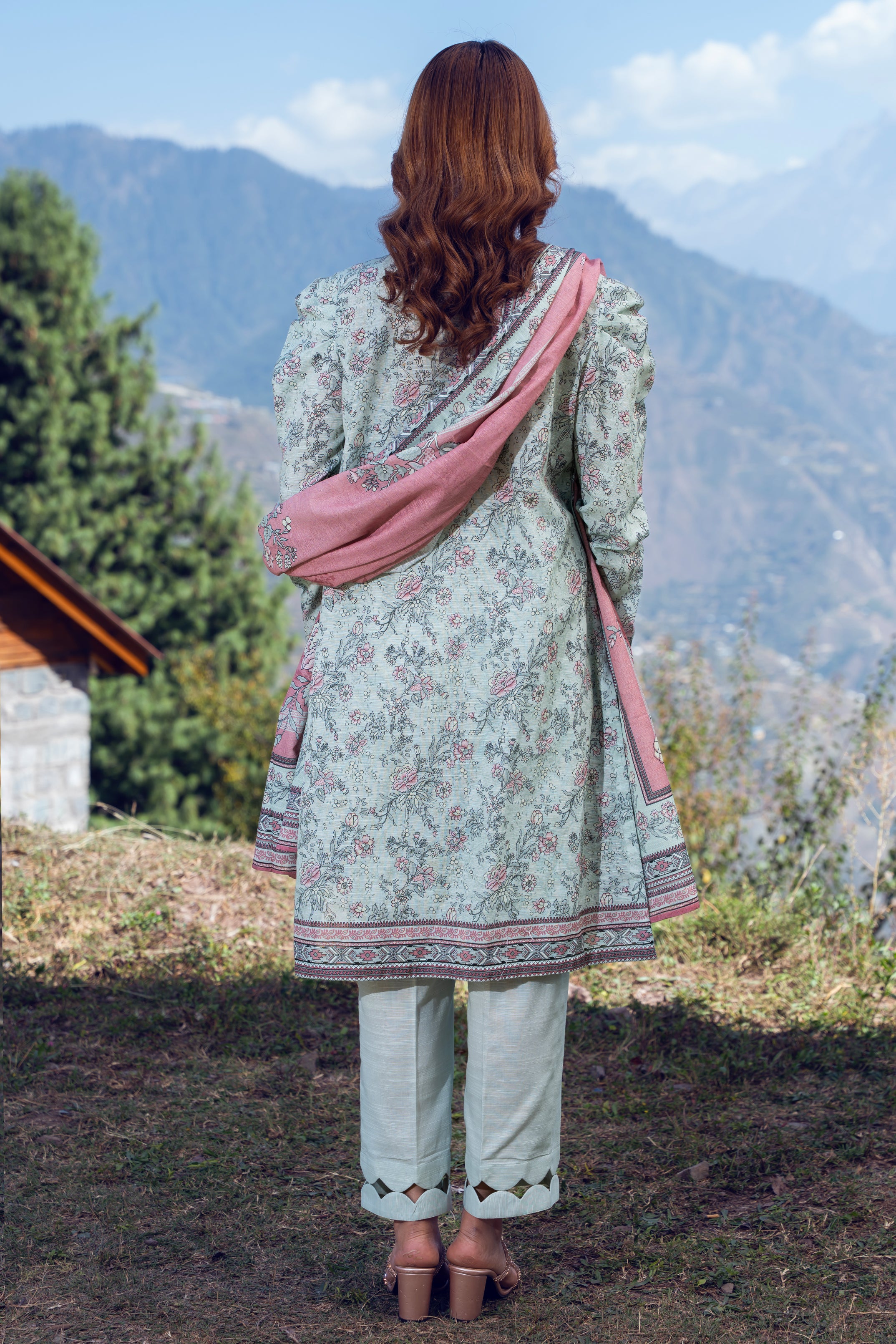 LAUREL - Printed Unstitched Khaddar Suit (3 Piece) 3140
