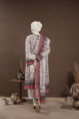 NUS3191 Digital Printed Lawn Suit - 3Pc