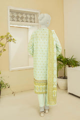 NUS3194 Digital Printed Lawn Suit - 3Pc