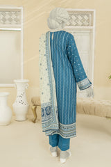 NUS3179 Digital Printed Lawn Suit - 3Pc