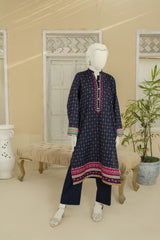 NUS3185 Digital Printed Lawn Suit - 3Pc