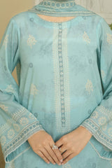 NPSL3108 Digital Printed Lawn Suit - Stitched 3 PC