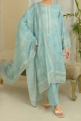 NPSL3108 Digital Printed Lawn Suit - Stitched 3 PC