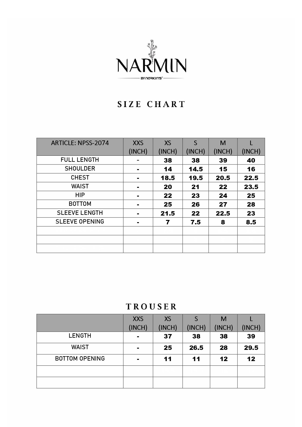 NPSS2074 - Stitched 2 Pc