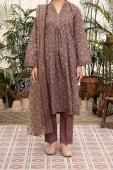 NUSL3306 Printed Lawn Suit - Unstitched 3Pc