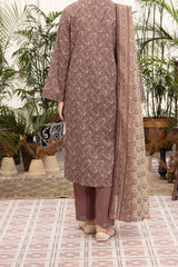 NUSL3306 Printed Lawn Suit - Unstitched 3Pc
