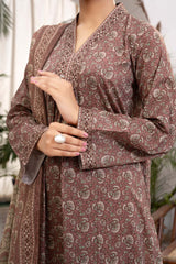 NUSL3306 Printed Lawn Suit - Unstitched 3Pc