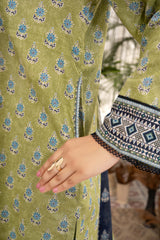NUSL3300 Printed Lawn Suit - Unstitched 3Pc