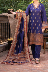 NUW3076 Digital Printed Khaddar Suit - 3 Piece