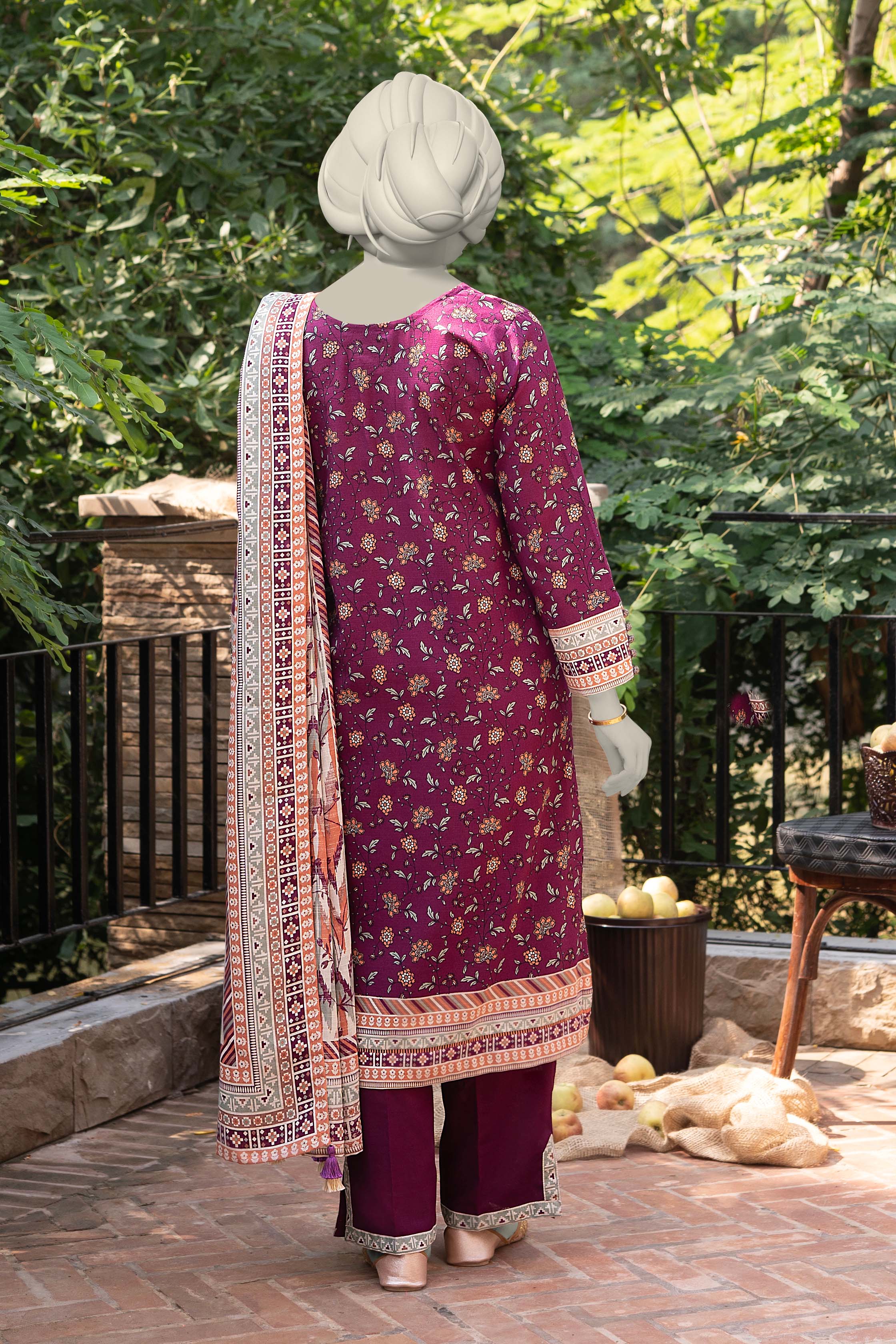 NPWK3030 - Printed Khaddar (Stitched 3Pc)