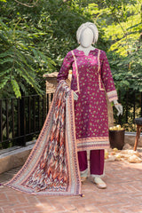 NPWK3030 - Printed Khaddar (Stitched 3Pc)