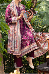 NUW3081 Digital Printed Khaddar Suit - 3 Piece