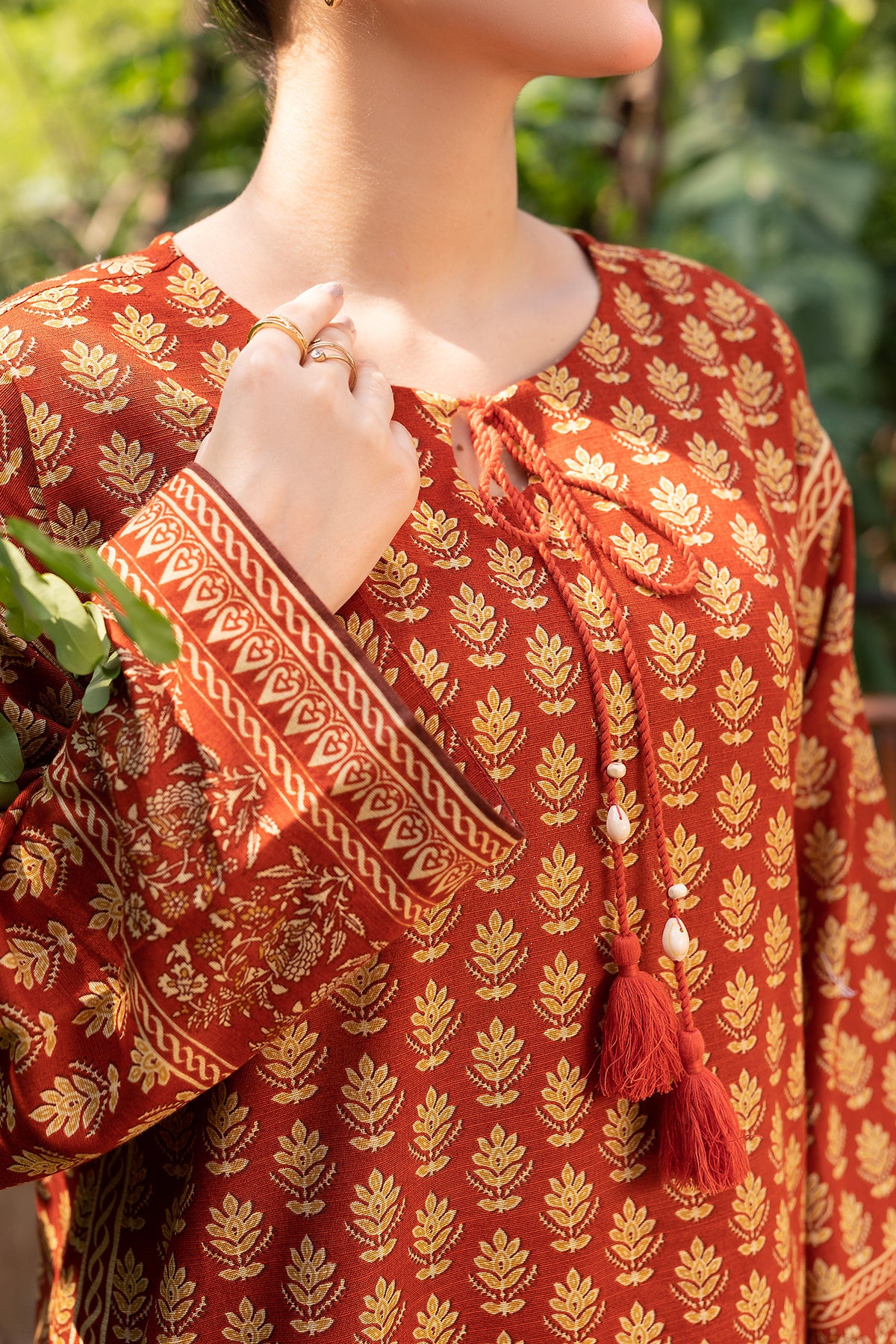 NPWK3044 - Printed Khaddar (Stitched 3Pc)