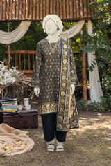 NUW3049 Digital Printed Khaddar Suit - 3 Piece