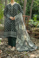 NUW3088 Digital Printed Khaddar Suit - 3 Piece