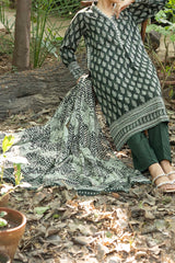 NUW3088 Digital Printed Khaddar Suit - 3 Piece