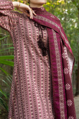 NUW3073 Digital Printed Khaddar Suit - 3 Piece